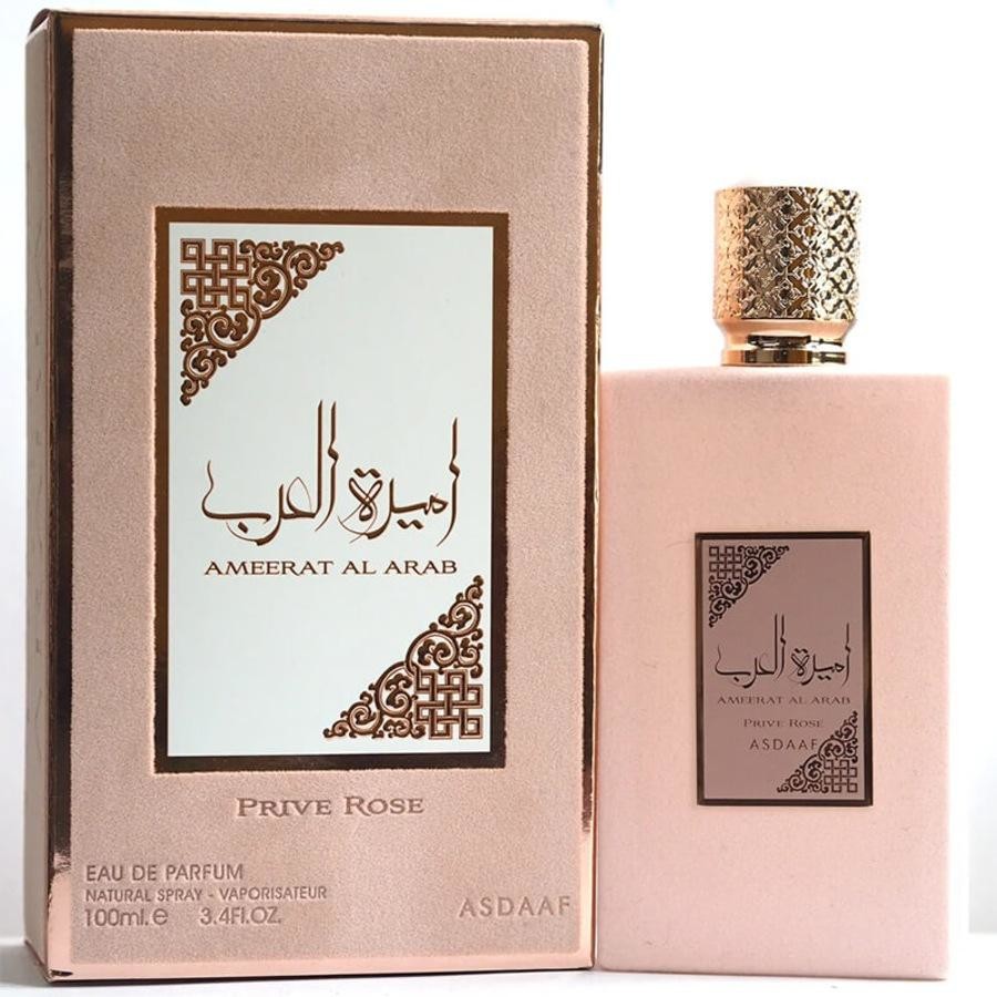 アラビアAMEERAT AL ARAB PRlVE ROSE 100ml Ameerat Al Arab Prive Rose | Asdaaf | 100ml EDP | For Her – Oudea