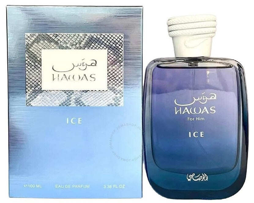 Hawas Ice | Rasasi | 100ml EDP | For Him – Oudea