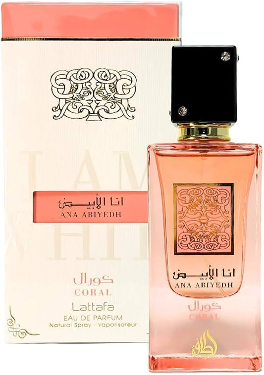 Ana Abiyedh Coral | Lattafa | 60ml EDP | For Her