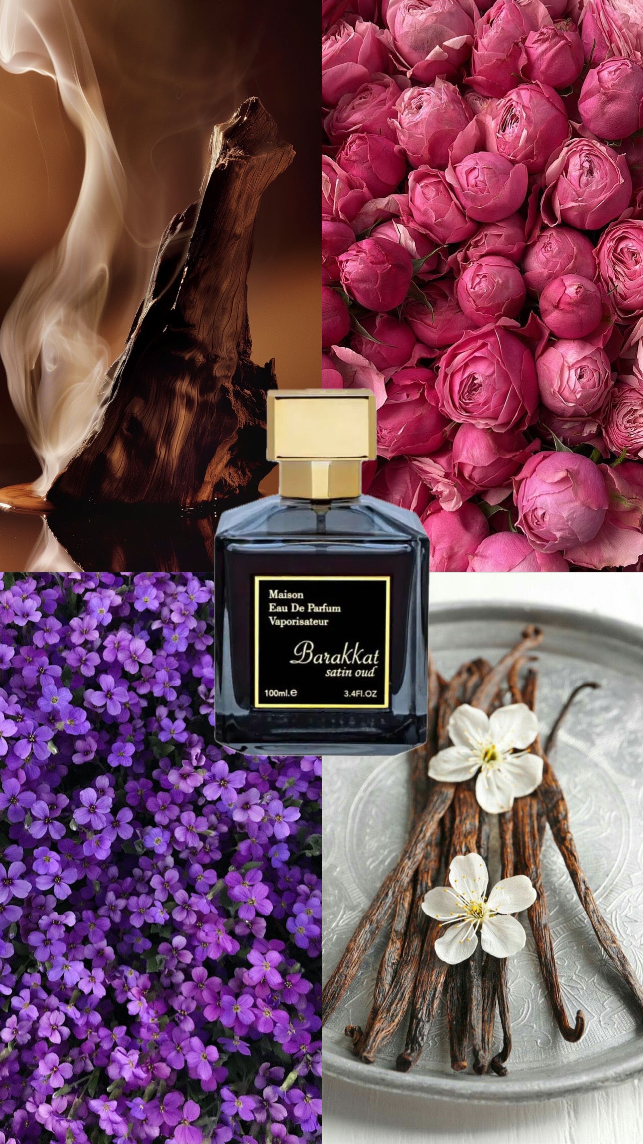 Maison Barakkat Satin Oud | Fragrance World | 100ml EDP | For Her