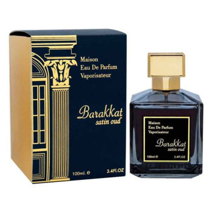 Maison Barakkat Satin Oud | Fragrance World | 100ml EDP | For Her